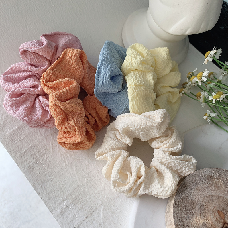 新品Fashion Elastic Hair Bands Sweet Scrunchies Hair Ties ta