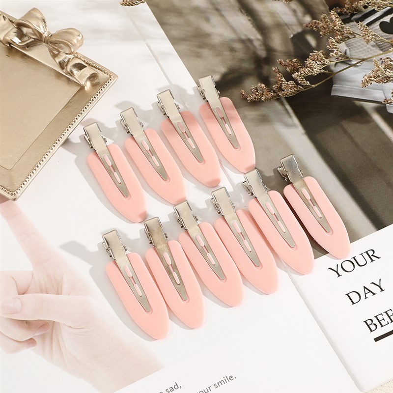 新品Molans 10pcs/set No Bend Seamless Hair Clips Side Bangs