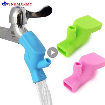 1/2/3PC Silicone Faucet Extender Water Tap Elastic