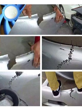 新品100 Pcs/Set Precut 0.6mm Wave Flat Hot Staples For Plast