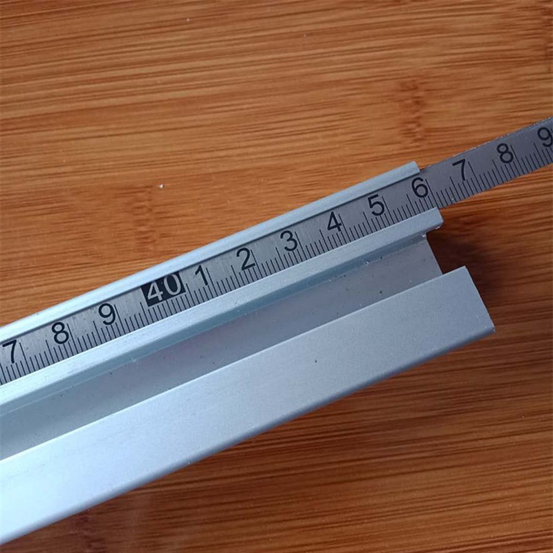 木工靠山靠尺尺铝合金锯台翻转合页台锯推杆机械快速 夹锁紧固定