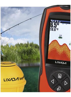 FF1108-1CWLA 2-in-1 Fish Finder With LCD Wireless Sonar Tran