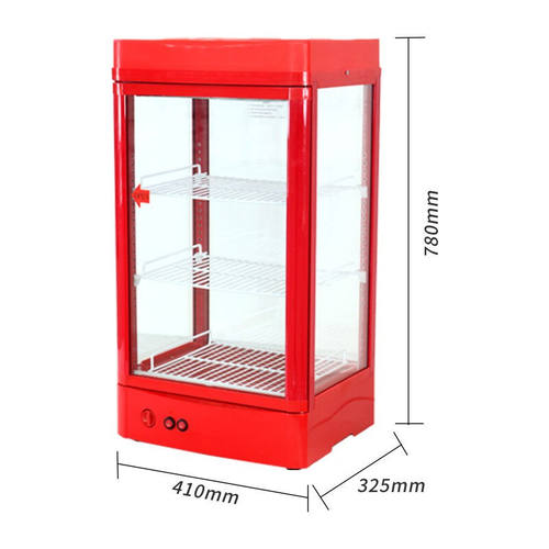 东贝(Donper)饮料加热展示柜早餐店便利店商用热饮柜小型台式保