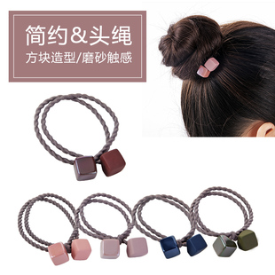 2pcs hair accessories for girls women rubber band fashion