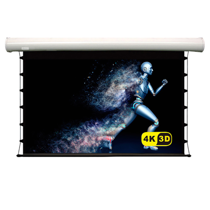 经科JK电动拉线投影幕布M2-FI/200s玻纤拉绳幕白幕159寸16:9