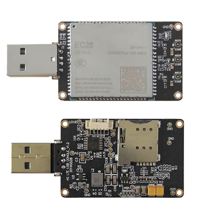 极速4G模块开发板 EC20 EC25 全网通模块 工业级usb上网卡 现货