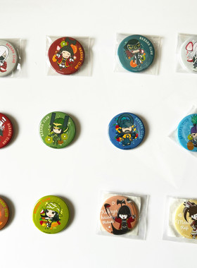 【画王】战国BASARA 日版吧唧 徽章 中号 Q版 猿飞佐助 织田信长