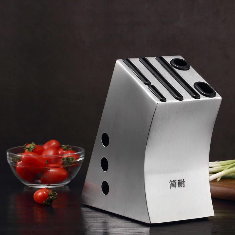 304不锈钢刀架刀座多功能刀具收纳层架家居厨房用具套刀架子菜刀