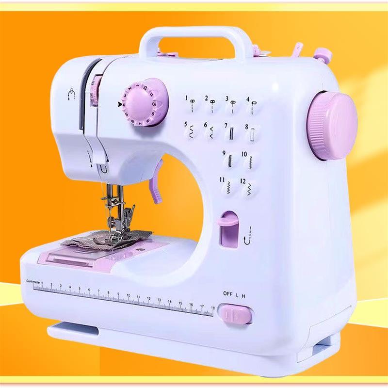 缝纫机家用全自动小型迷你电动便携多功能锁边吃厚裁缝机裁衣机
