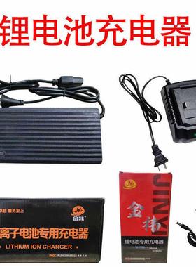 园林工具锂电池充电器21V24V36V48修剪机割草机揹包锂电池充电器