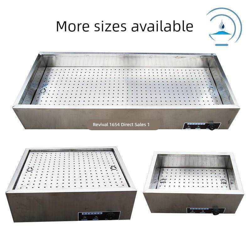 商用台式立式快餐保温台售饭台小碗菜不锈钢快餐保温车浏阳蒸菜台