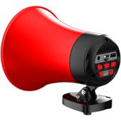 双河户外宣传大功率电动车扩音摆摊叫卖喇叭可录音扬声喊话器充电