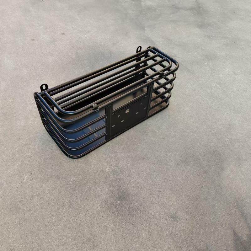 金彭宗申三轮车后车筐车篮电动车筐菜篮加大通用带盖子后置车筐铁