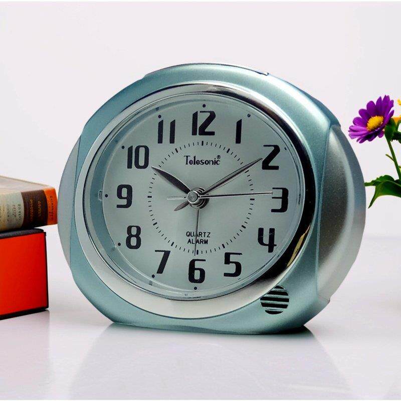 TELESONIC/天王星起床神器闹钟简约静音床头小学生专用儿童男女孩