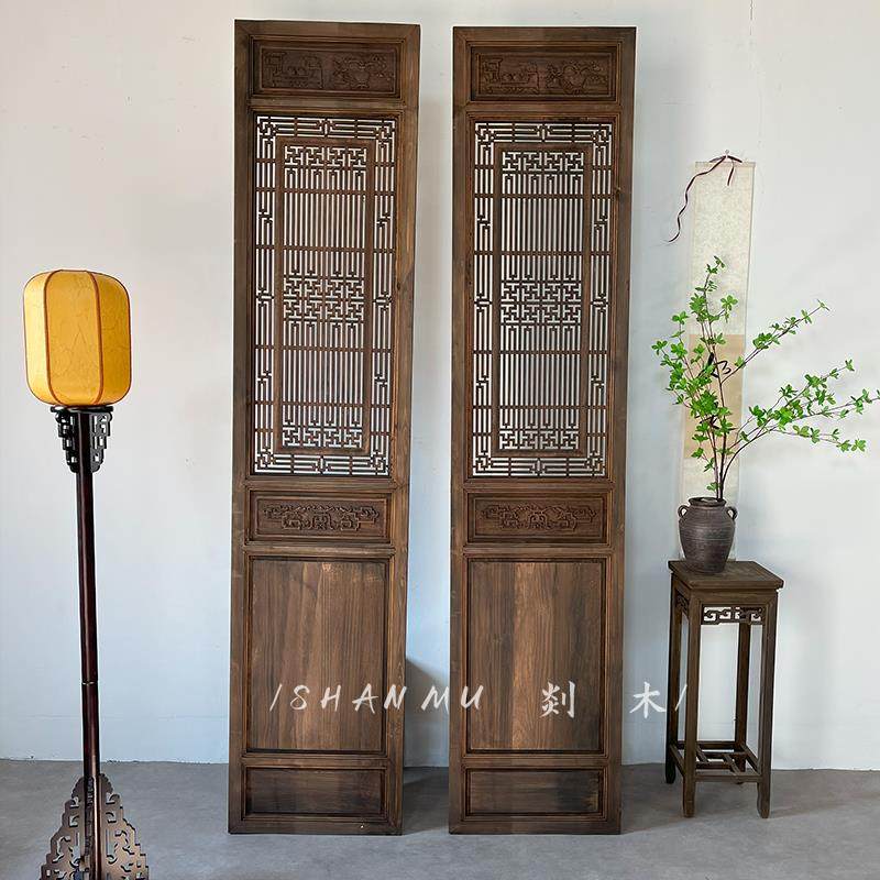 东阳木雕中式仿古门窗做旧实木隔断门背景墙迷宫花格屏风隔断花窗,住宅家具,花窗,淘宝优惠券,粉丝福利购,淘宝优惠卷