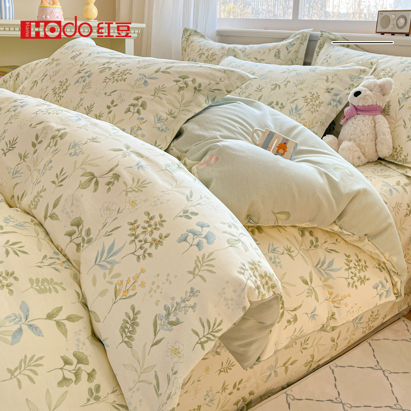 ȫ��ӡ���ļ��ױ��׵���150*200cm������ ǳ�ݴ�Ұ  78.91Ԫ(������)