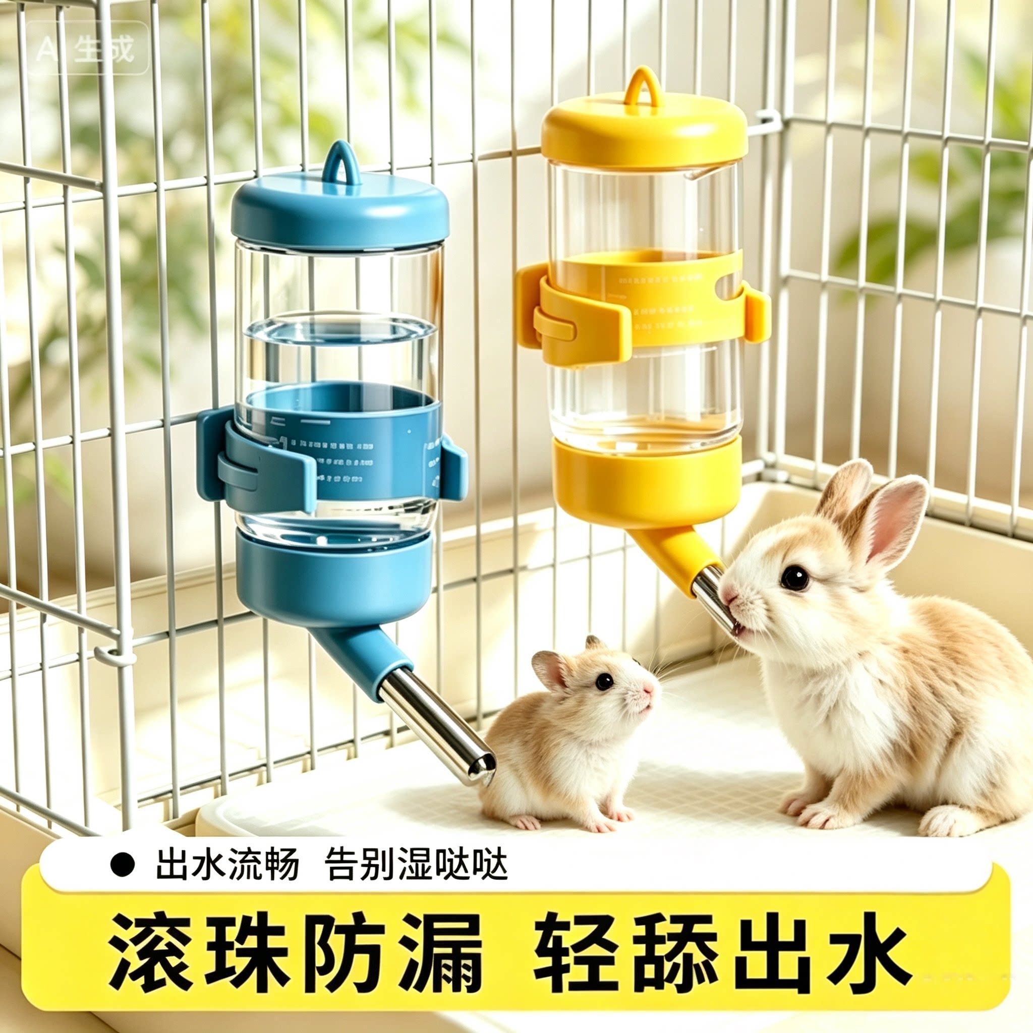仓鼠兔子饮水器专用水壶!悬挂式
