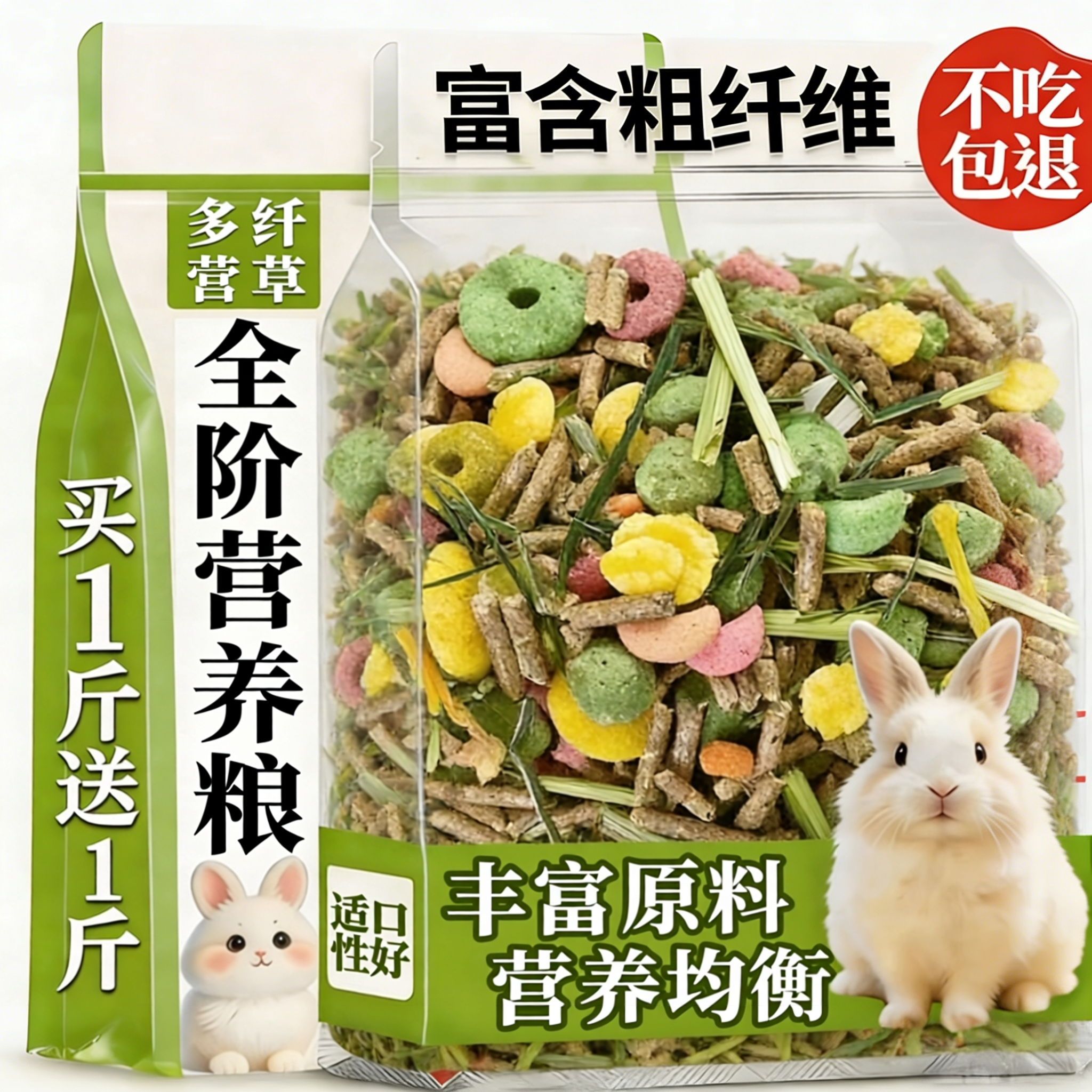 全阶营养兔粮宠物小兔子饲料