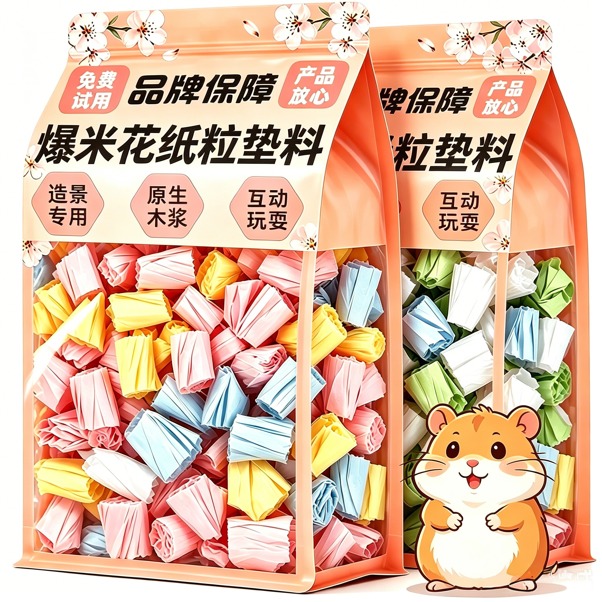 爆米花纸棉垫料！夏季专用透气
