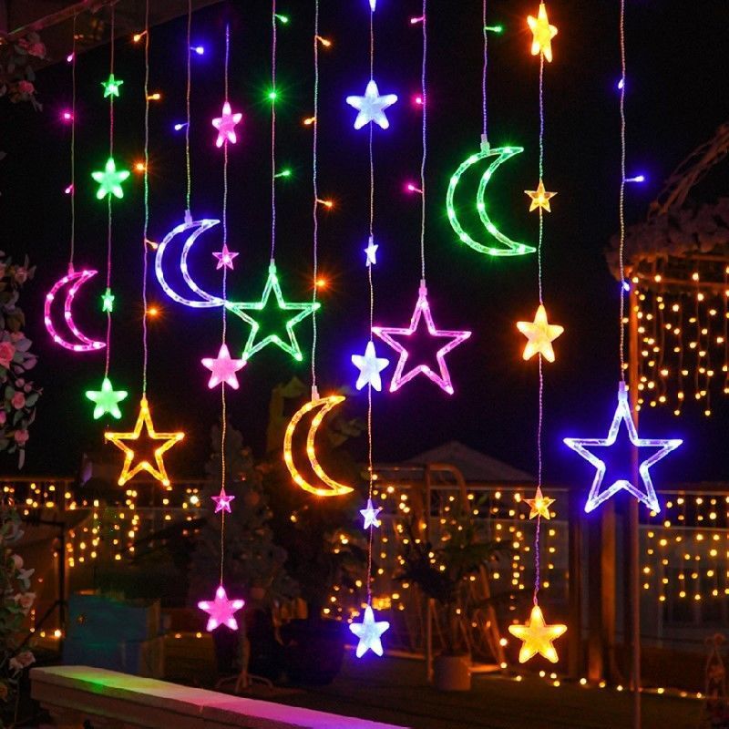 led星星灯房间卧室装饰灯彩灯闪灯串灯满天星生日布置春节氛围灯