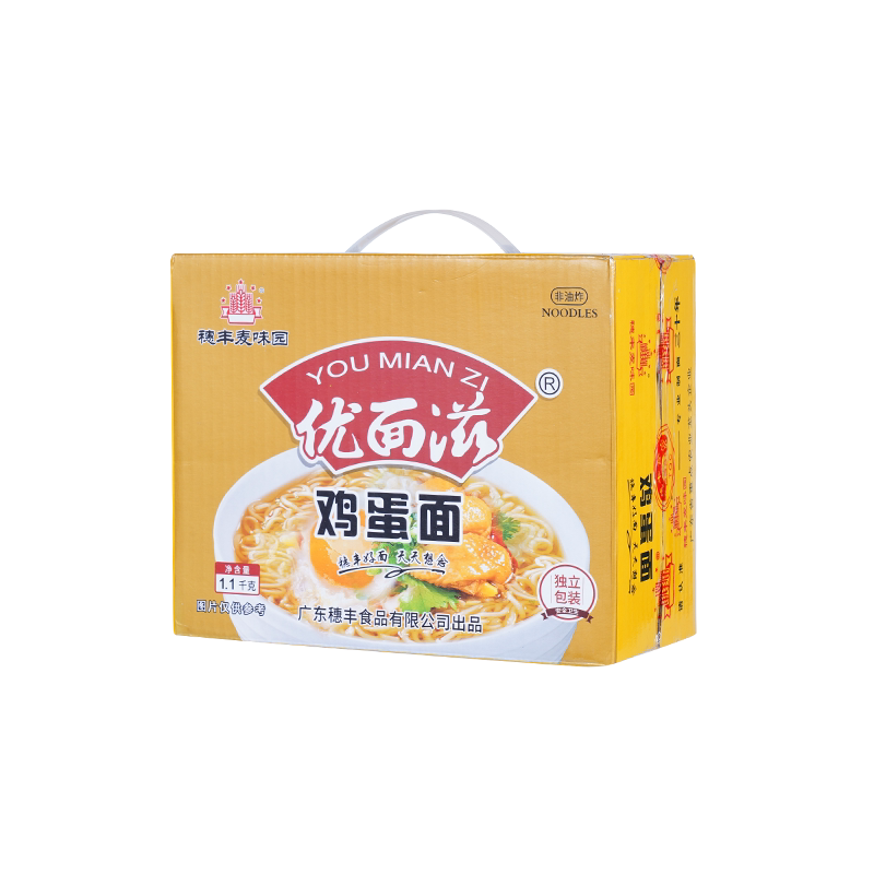 穗丰麦味园方便面饼面条非油炸大碗面家用商用炒面独立包装火锅面