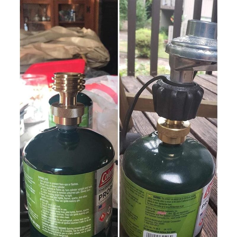 1Pcs Propane Refill Adapter Lp Gas 1 Lb Cylinder Tank Heater