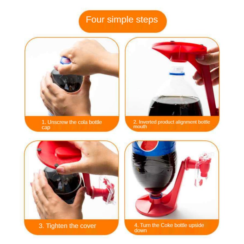 The Magic Tap Saver Soda Dispenser Bottle Water Dispense Par