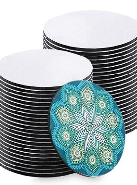 35Pcs Round Sublimation Blank Coasters Sublimation Blank