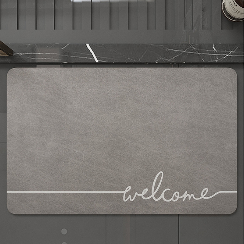 Bath Mat Super Absorbent Rugs Anti-slip Bathroom Mats Rubber