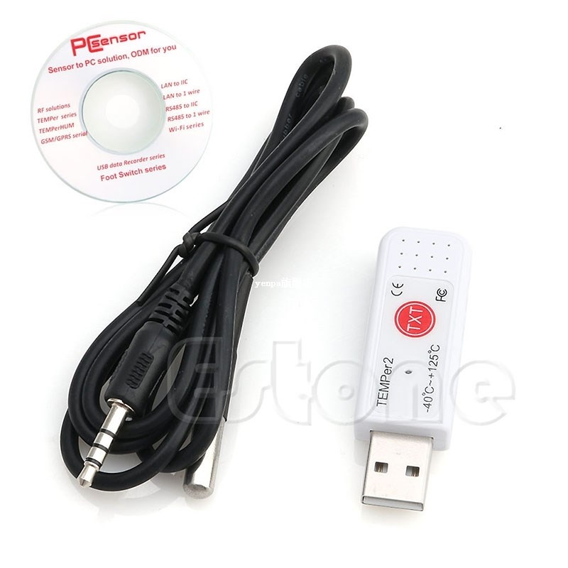 PC TEMPER2 Sensor USB Thermometer Hygrometer Temperature Dat