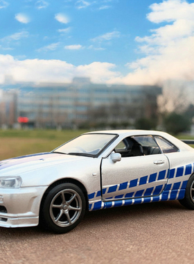 High Simulation 1:36 Nissan GTR R34 Skyline Ares Diecasts &