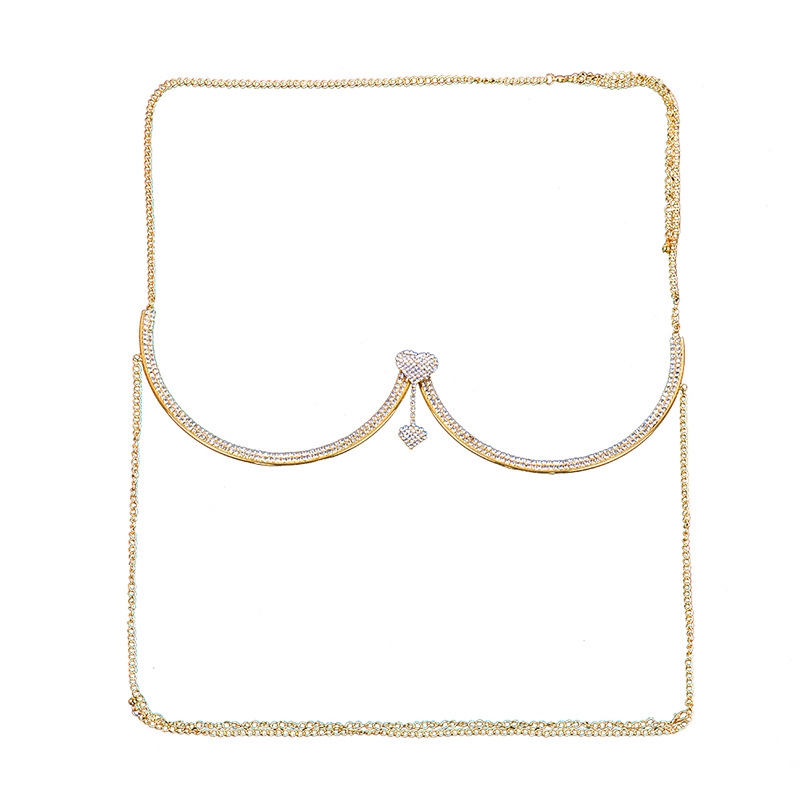 Body Chain Women BodyChain Club Pendant Choker Waist Goth