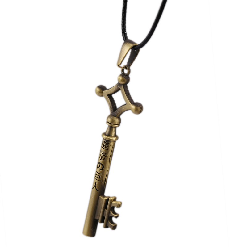 Attack on Titan Eren Jaegers Key Shape Necklace Pendant