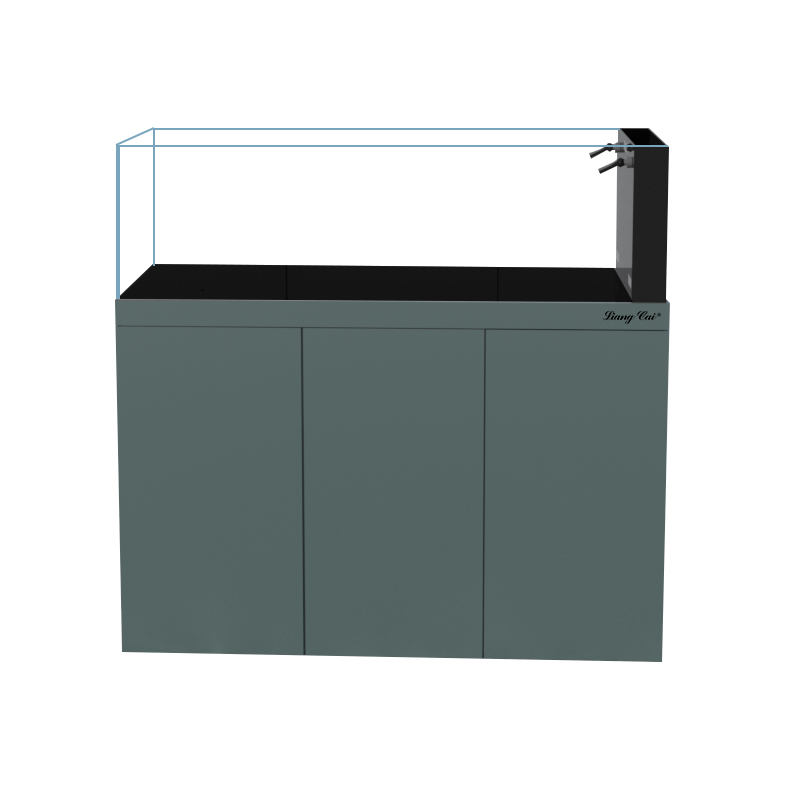 亮彩溪流缸客厅中型水草水族箱底滤造景超白玻璃侧溢流生态鱼缸