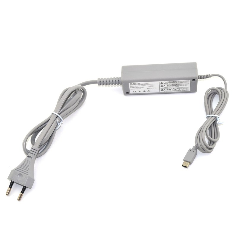 EU Plug For Nintendo Wii U WiiU Game Console/host Gamepad/P