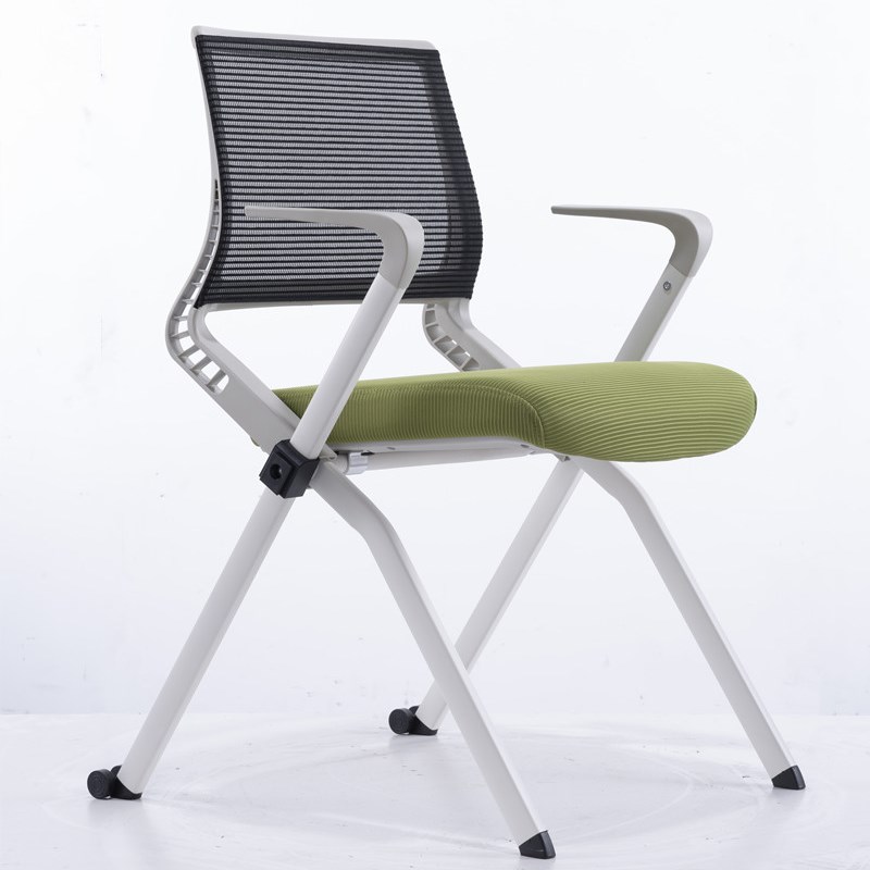 多功能培训椅带桌子折叠会议室椅子带手写板滑轮教室椅透气办公椅