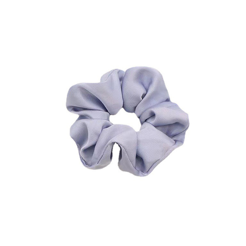 法式缎面猪大肠发圈ins韩系网红真丝女简约复古肥肠发圈可爱日系