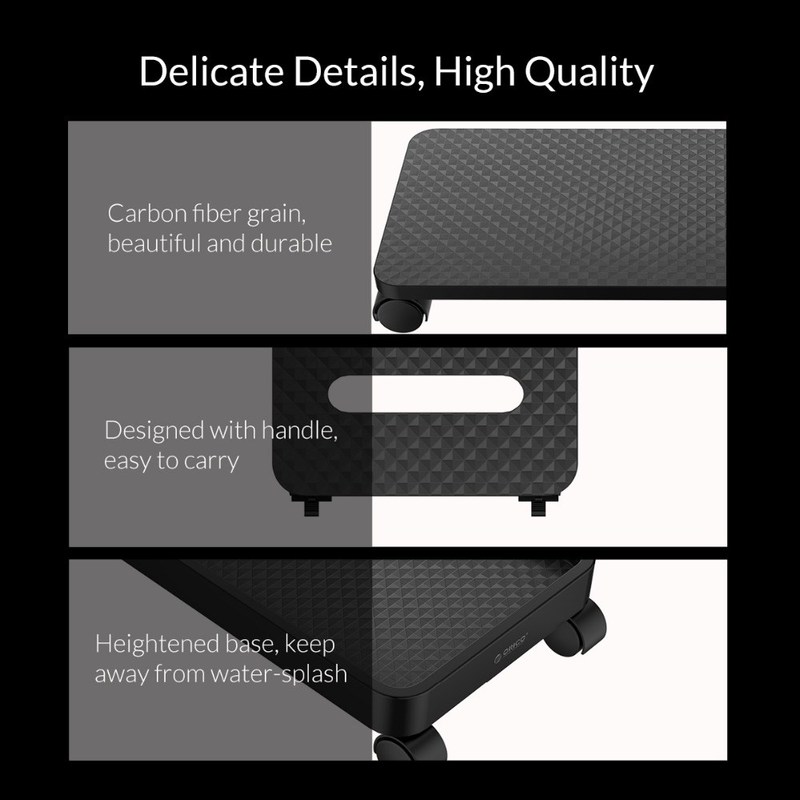ORICO ABS Computer CP Stand with Wheels for Computer Cases P