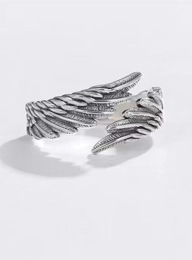 Gothic Couples Angel Demon Wing Rings For Women Men Matching