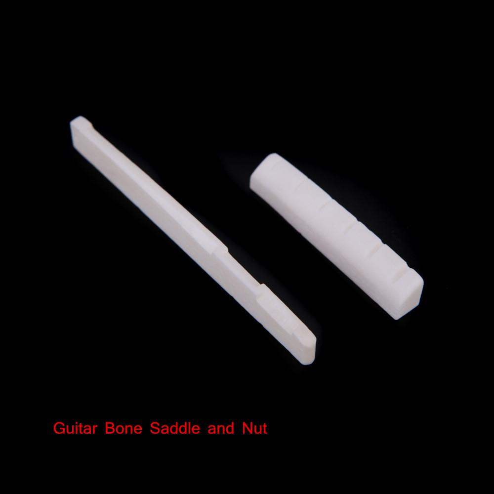 High Qualiy Guitar Saddle and Nut Made of OX Bone for 6