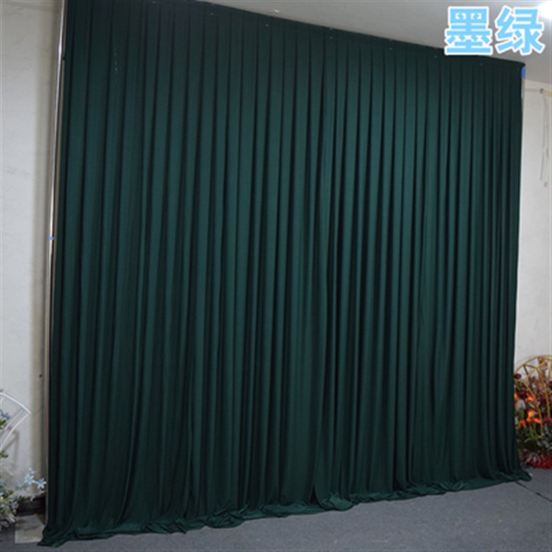 新品婚庆背景纱幔布幔婚礼舞台幕布帷幔打底布Q牛奶丝弹力布幔身