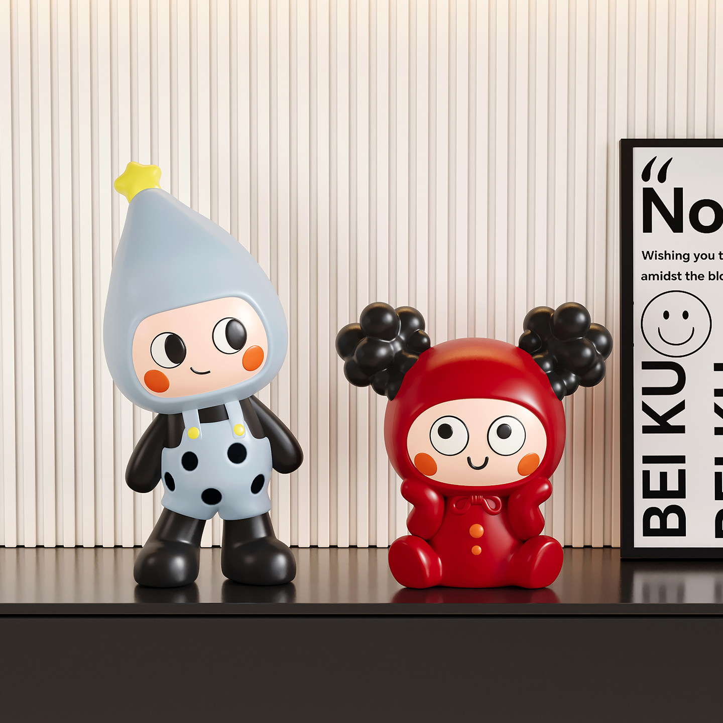 创意电视柜大摆件星星人客厅玄关酒柜桌面摆设乔迁礼物家居装饰品