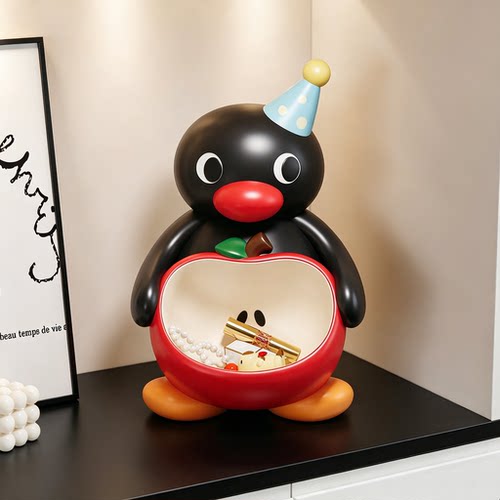 pingu苹果玄关摆件钥匙收纳