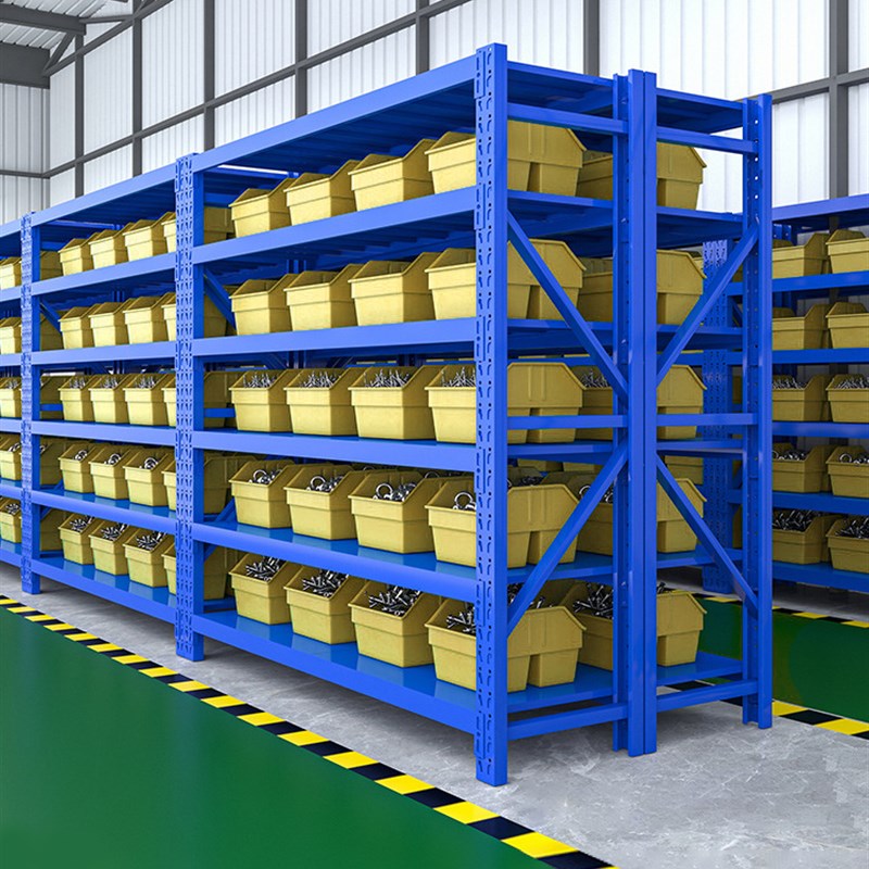 速发兰州仓储仓库货架铁层快递超市家用地下室置物架重型展示货物