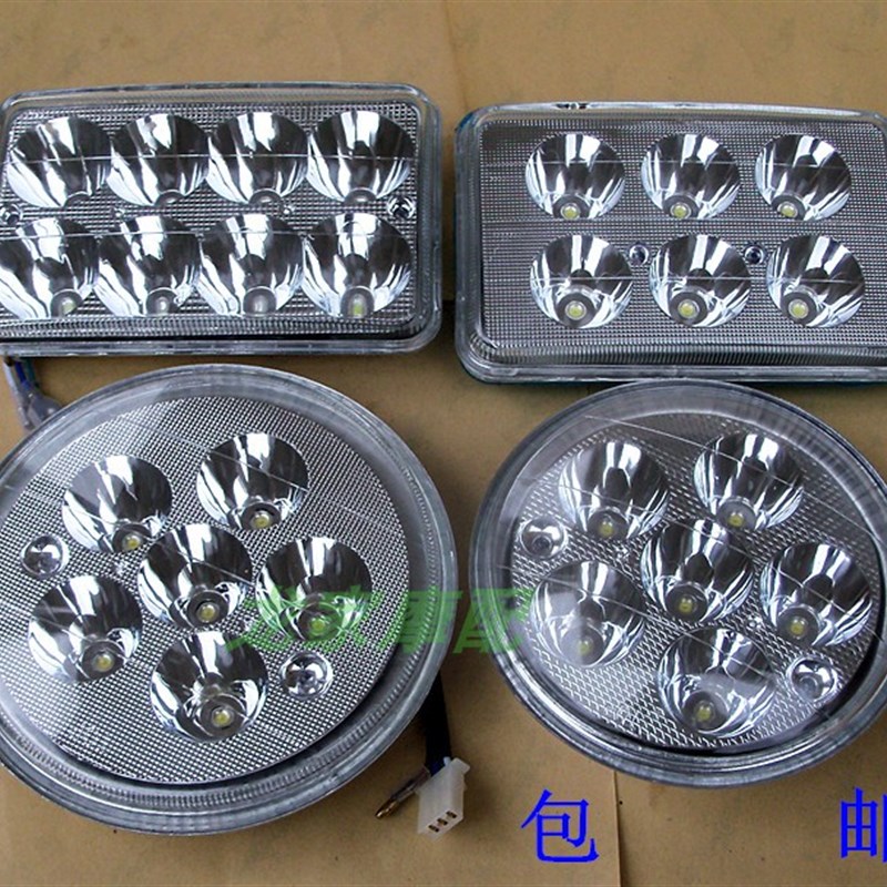 速发子25铃ZJ木GS王G豪Q5爵HJ太1珠江三轮车YBR12J摩托车前大灯