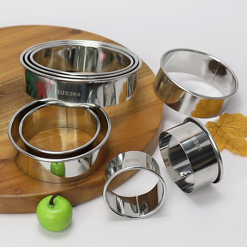 速发0子不锈钢圆形模具饺4压皮神器包子压蛋工具肉饼皮糕胚圆型切