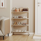 柜 子收纳空奶油风入户鞋 速发鞋 架家用门口多层靠墙不占易间简架鞋