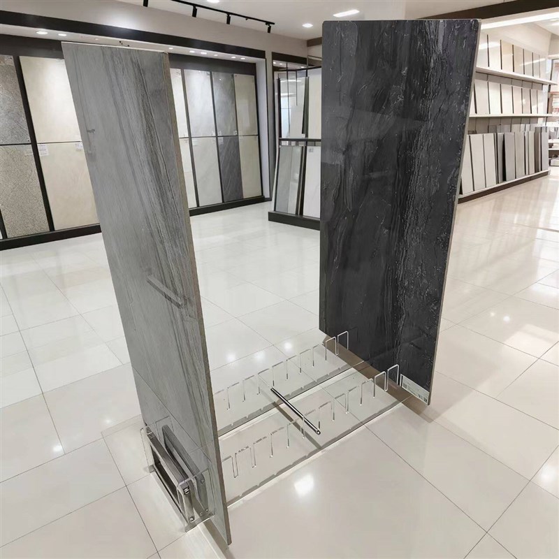 速发高端亚克力瓷砖展示架木纹砖墙砖色板架石材样品插架木地板展