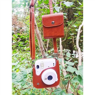 速发保护8立得相机包富士/0收纳皮拍合透7/11明身壳12透明包4