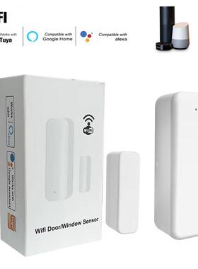 Tuya涂鸦门磁WIFI门磁报警器WiFi门磁WIFI door detector alarm